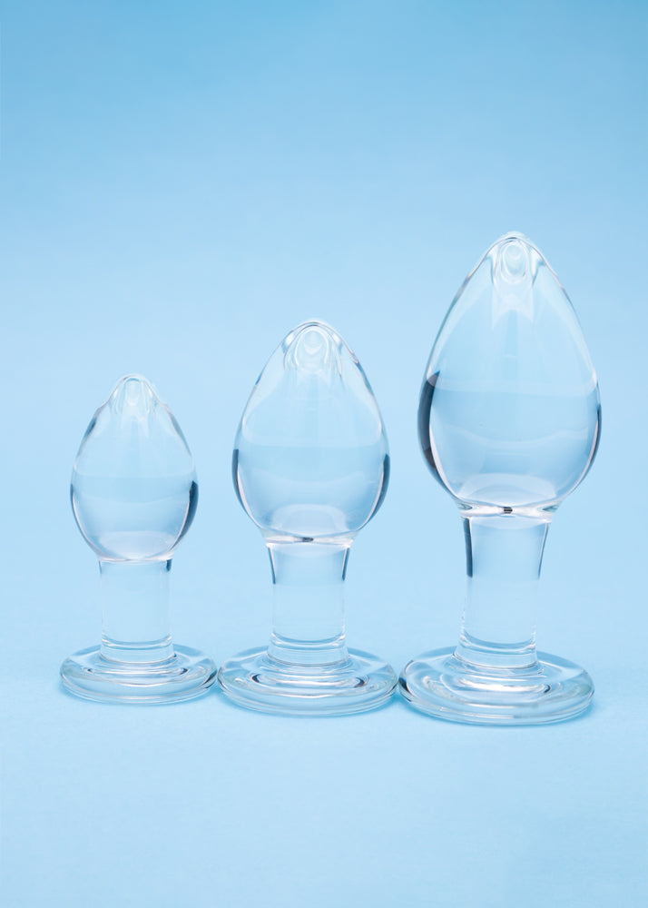 Clarity Utopian Trinity Glass Plug Set 4 Clarity Utopian Trinity Glass Plug Set - Image 4