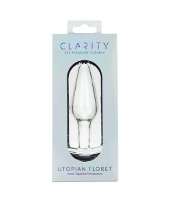 Clarity Utopian Floret Glass Plug