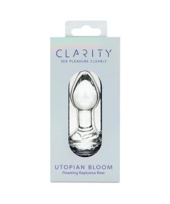 Clarity Utopian Bloom Glass Plug