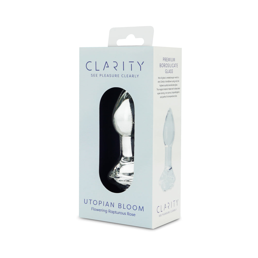 Clarity Utopian Bloom Glass Plug 6 Clarity Utopian Bloom Glass Plug - Image 6