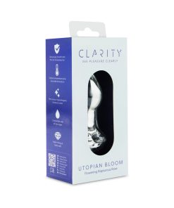 Clarity Utopian Bloom Glass Plug 14 Clarity Utopian Bloom Glass Plug