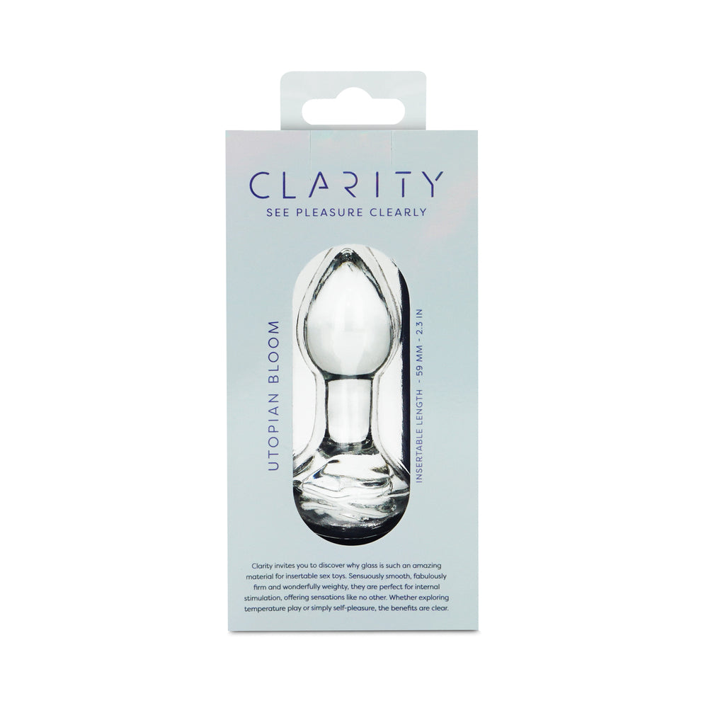 Clarity Utopian Bloom Glass Plug 8 Clarity Utopian Bloom Glass Plug - Image 8