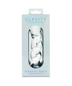 Clarity Seraphic Braid Glass Dildo