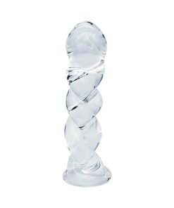 Alternative view of Clarity Seraphic Braid Glass Dildo