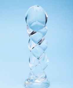 Clarity Seraphic Braid Glass Dildo