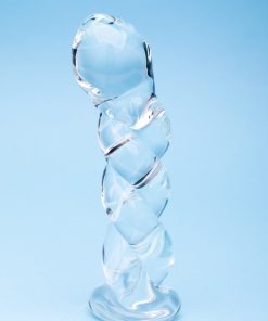 Clarity Seraphic Braid Glass Dildo