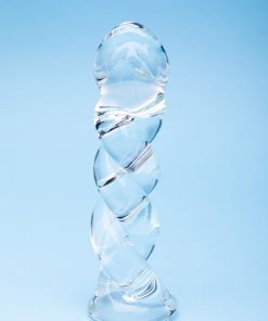 Clarity Seraphic Braid Glass Dildo