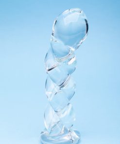 Clarity Seraphic Braid Glass Dildo