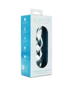 Clarity Seraphic Braid Glass Dildo