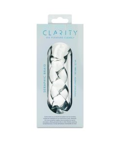 Clarity Seraphic Braid Glass Dildo