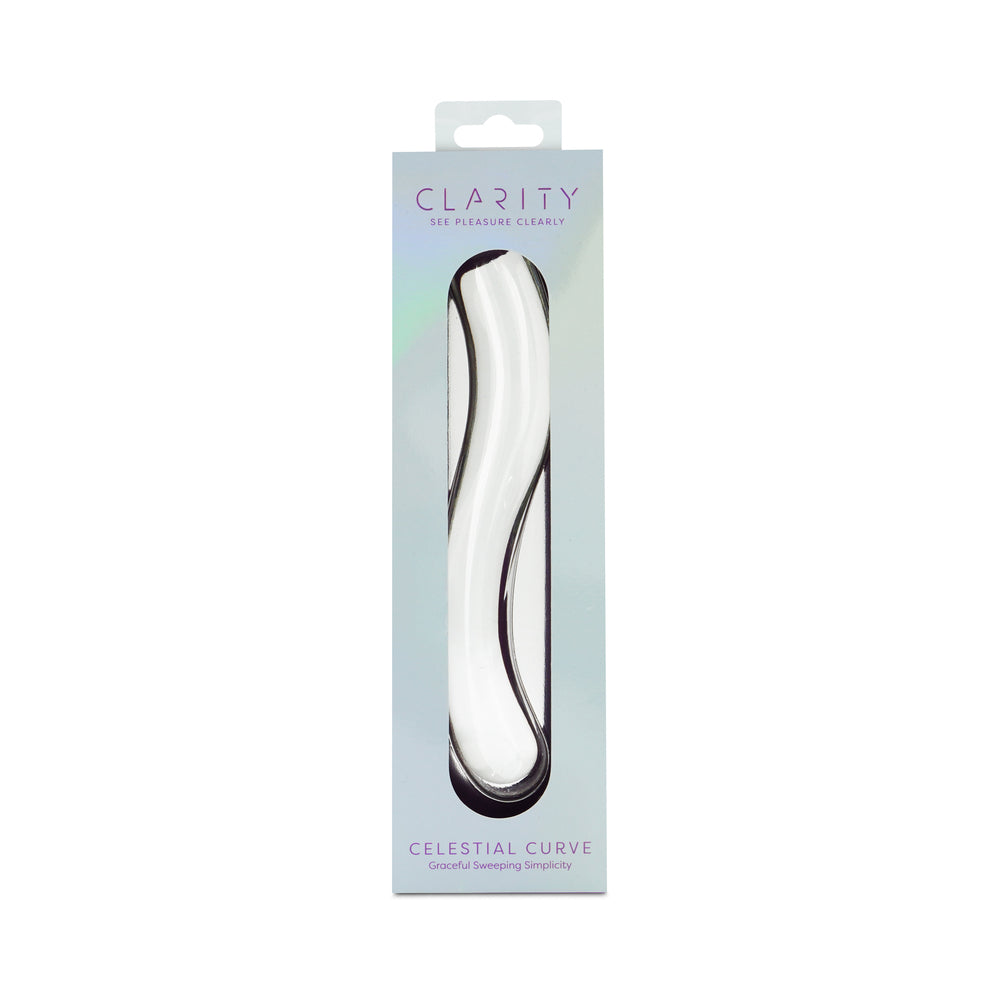 Clarity Celestial Curve Glass Dildo 1 Clarity Celestial Curve Glass Dildo