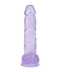 Realrock Realistic 5 In. Dildo With Balls Purple 8 Realrock Realistic 5 In. Dildo With Balls Purple