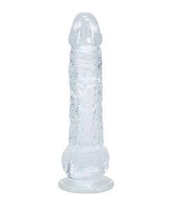 Realrock Realistic 5 In. Dildo With Balls Clear 8 Realrock Realistic 5 In. Dildo With Balls Clear