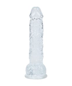 Realrock Realistic 5 In. Dildo With Balls Clear 9 Realrock Realistic 5 In. Dildo With Balls Clear