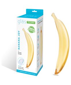 Glas Banana Joy 7 In. Glass Dildo