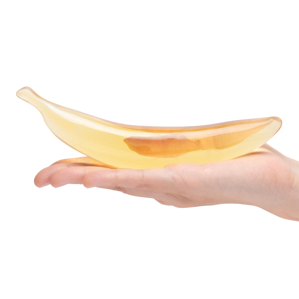 Glas Banana Joy 7 In. Glass Dildo 5 Glas Banana Joy 7 In. Glass Dildo - Image 5