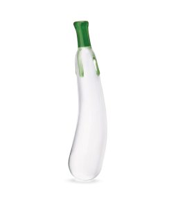 Alternative view of Glas Eggplant Ecstasy 7.25 In. Glass Dildo