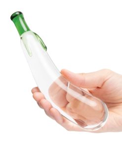 Glas Eggplant Ecstasy 7.25 In. Glass Dildo