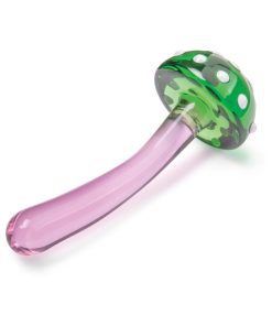 Glas Magic Mushroom Dildo 7.5 In. Glass Dildo