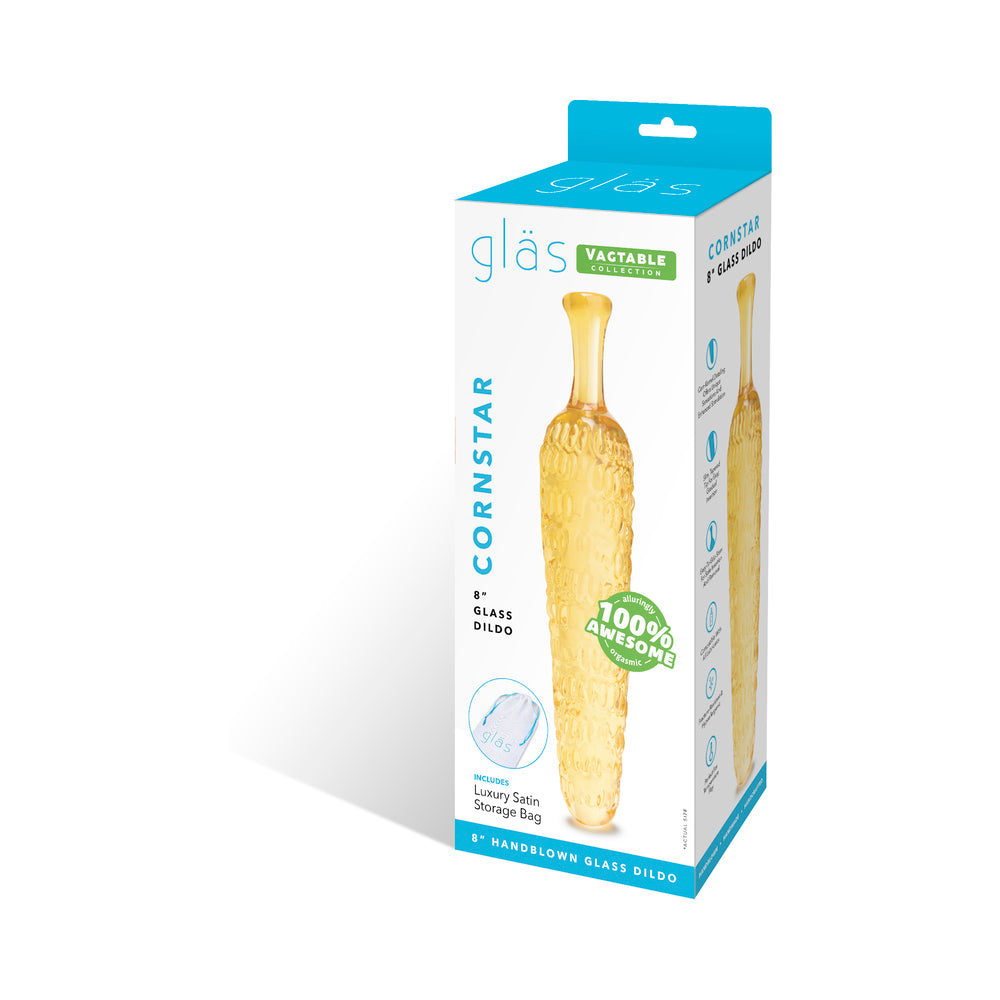 Glas Cornstar 8 In. Glass Dildo 8 Glas Cornstar 8 In. Glass Dildo - Image 8