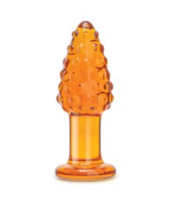 Alternative view of Glas Cornstar 4 In. Glass Butt Plug