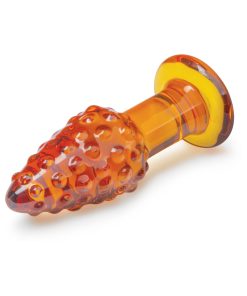 Glas Cornstar 4 In. Glass Butt Plug