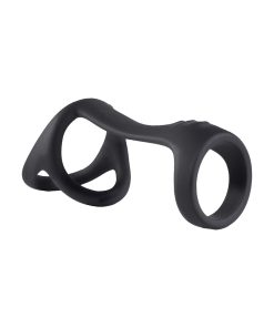 Alternative view of Magic Ridged Cock Strap&Ball Stretcher Black