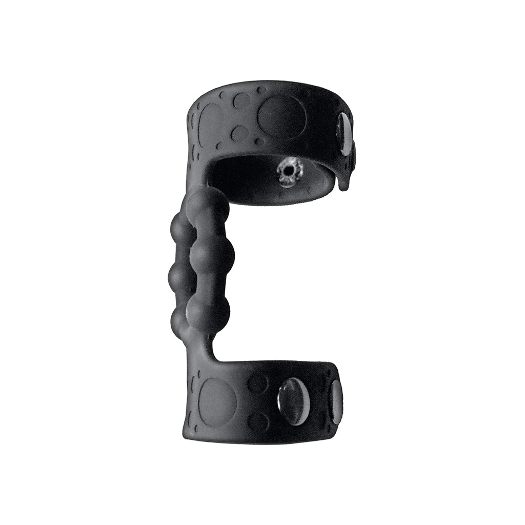 Magic Beaded Cock Ring&Adjustable Ball Straps Black 3 Magic Beaded Cock Ring&Adjustable Ball Straps Black - Image 3