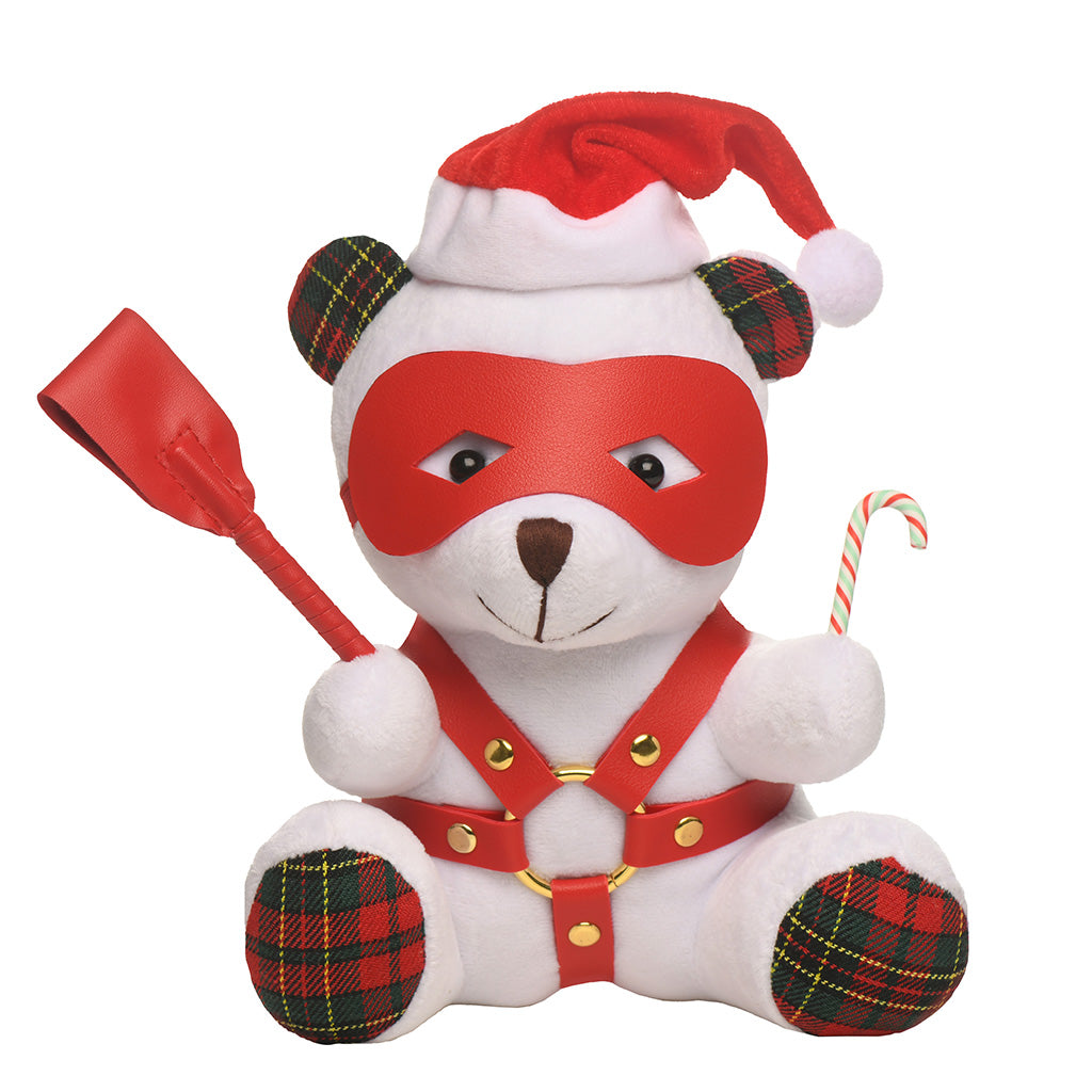 Master Series Holiday Bondage Bear White 1 Master Series Holiday Bondage Bear White