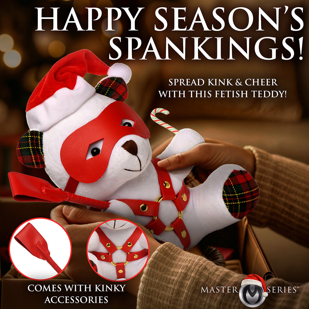 Master Series Holiday Bondage Bear White 6 Master Series Holiday Bondage Bear White - Image 6