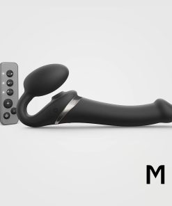 Strap-On-Me Multi Orgasm Bendable Strap-On Medium Black